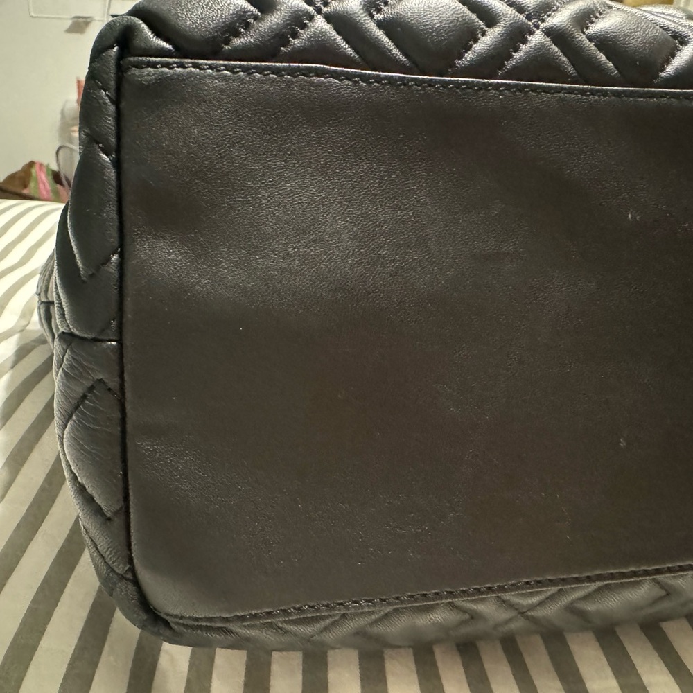 Tory Burch Black Tote(Marion tote) - Picture 9 of 14